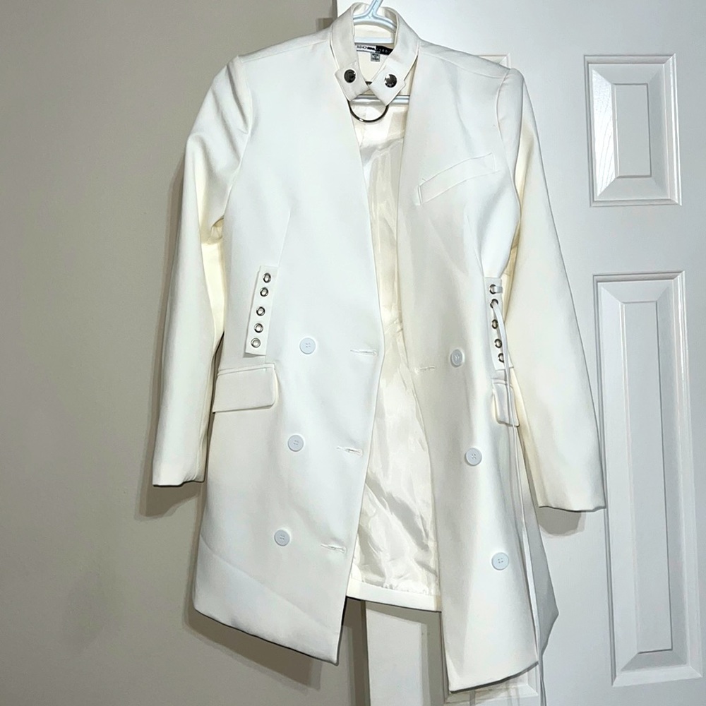 Tuxedo dress White Size Small